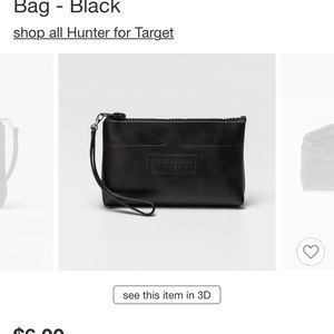 ‼️SALE‼️HUNTER Target Small Pouch Bag Blk